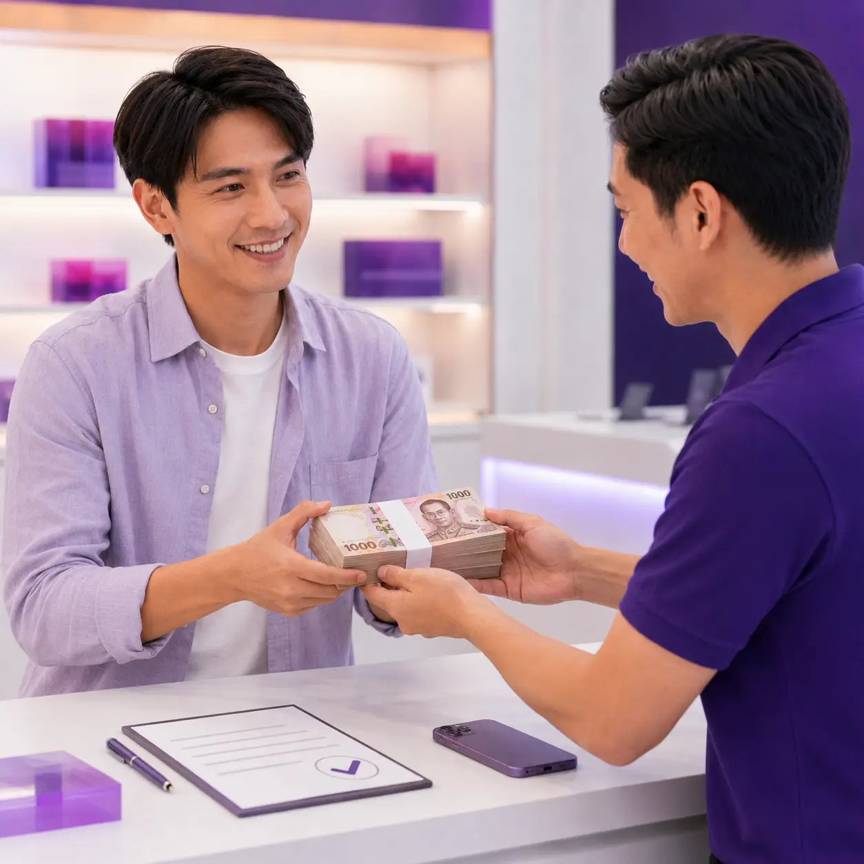 รับจำนำ iPhone 18 10 iphone 18 pawn contract and cash payment